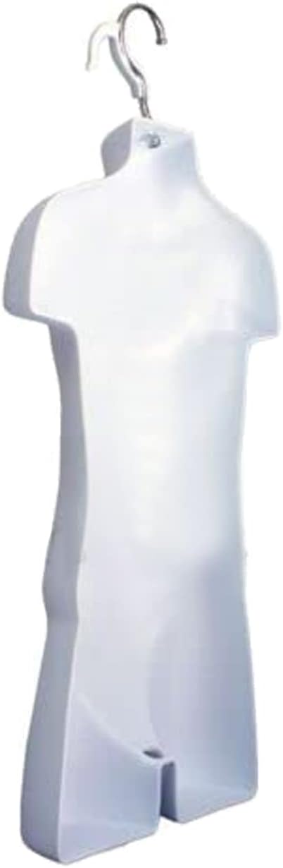 White 3/4 Child Mannequin Torso (50 Pack)