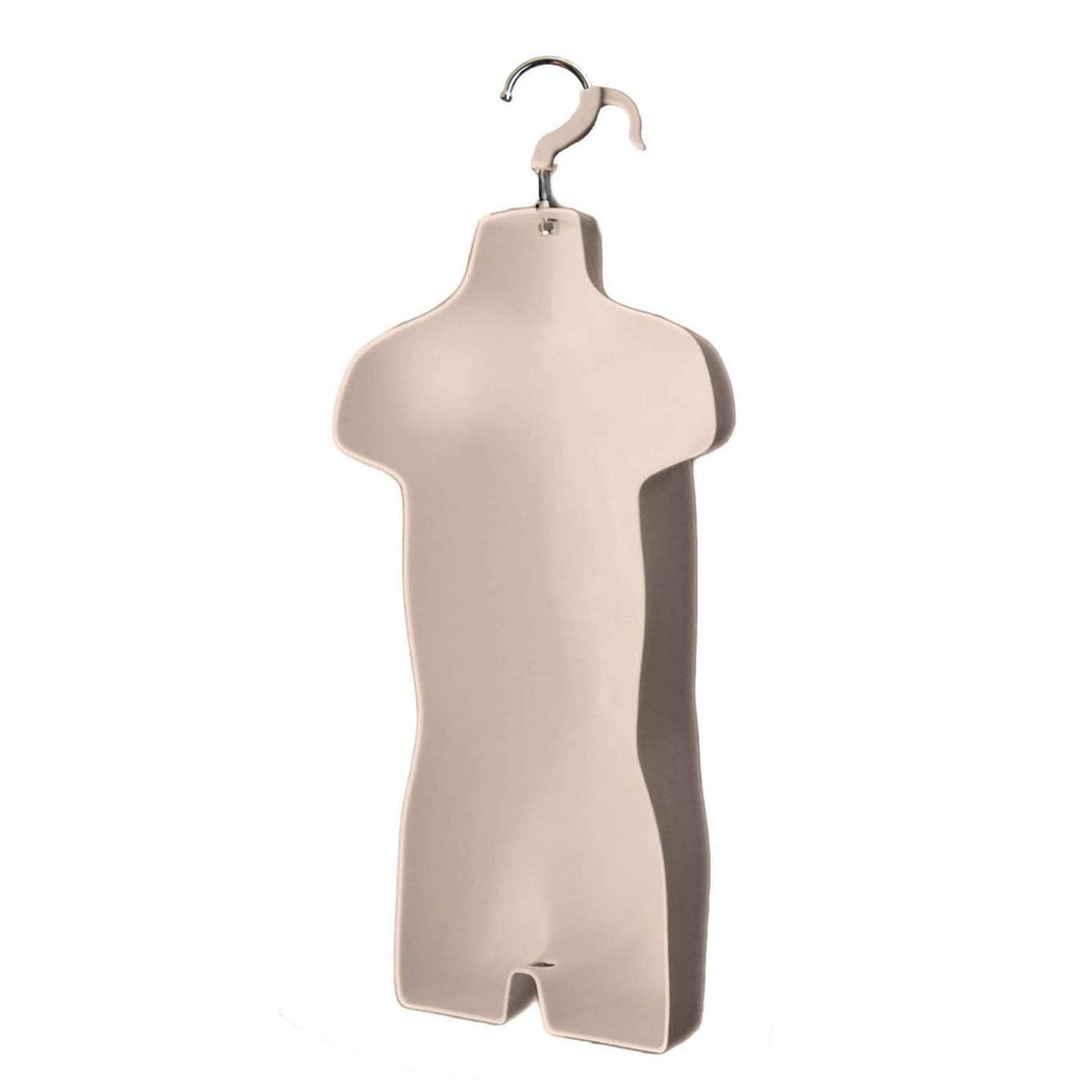 Black Toddler + Flesh Toddler Hollow Back Mannequin Torso Set & Hanging Hook