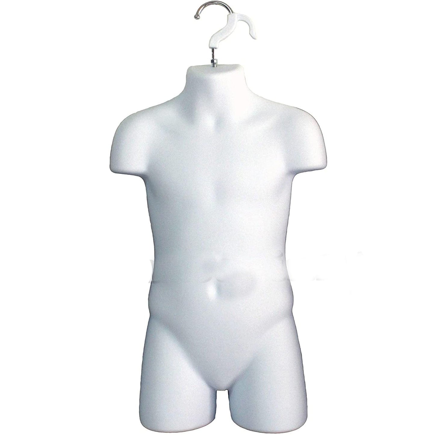 White Female Dress Male Child And Toddler Set - 4 Body Mannequin Forms