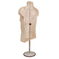 Male Mannequin Torso with Stand Dress Form Tshirt Display Countertop Hollow Back Body S-M Clothing Sizes Flesh