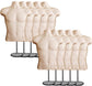 Male Mannequin Torso with Stand Dress Form Tshirt Display Countertop Hollow Back Body S-M Clothing Sizes Flesh