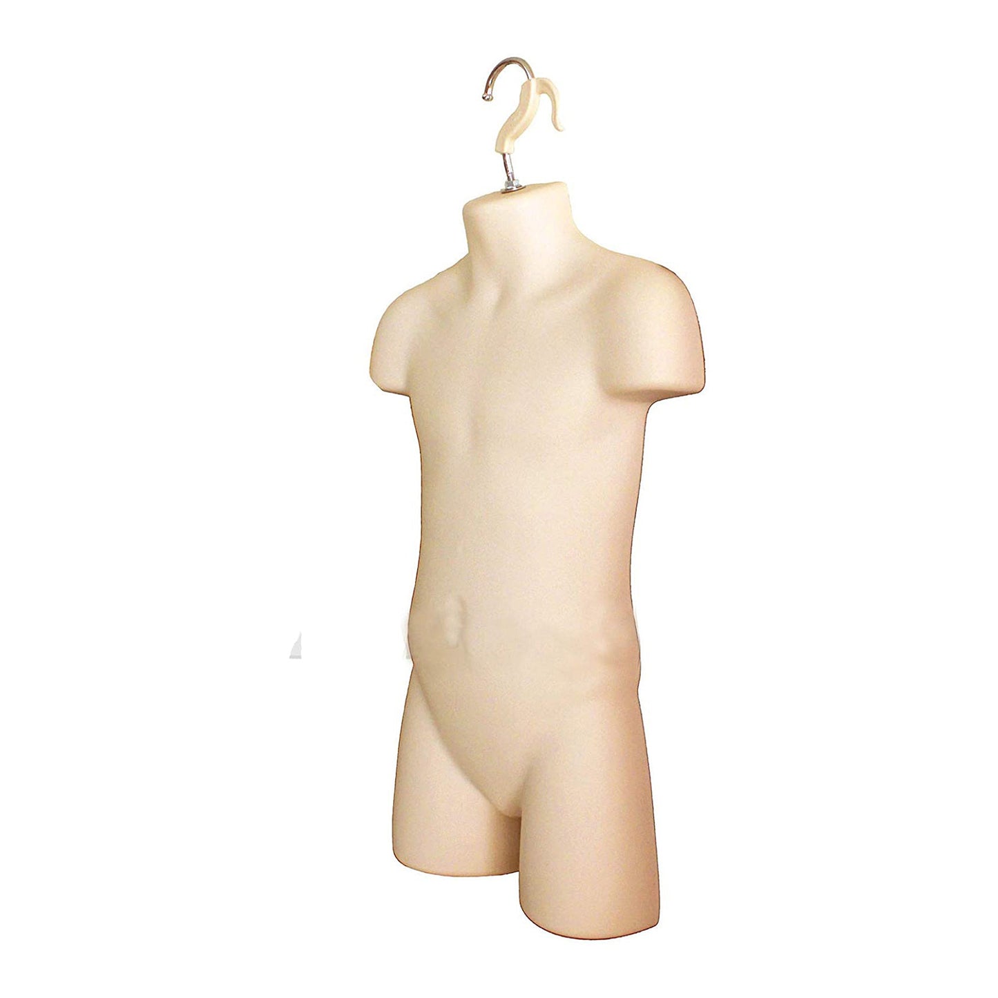 Black Child + Flesh Child Hollow Back Mannequin Torso Set & Hanging Hook