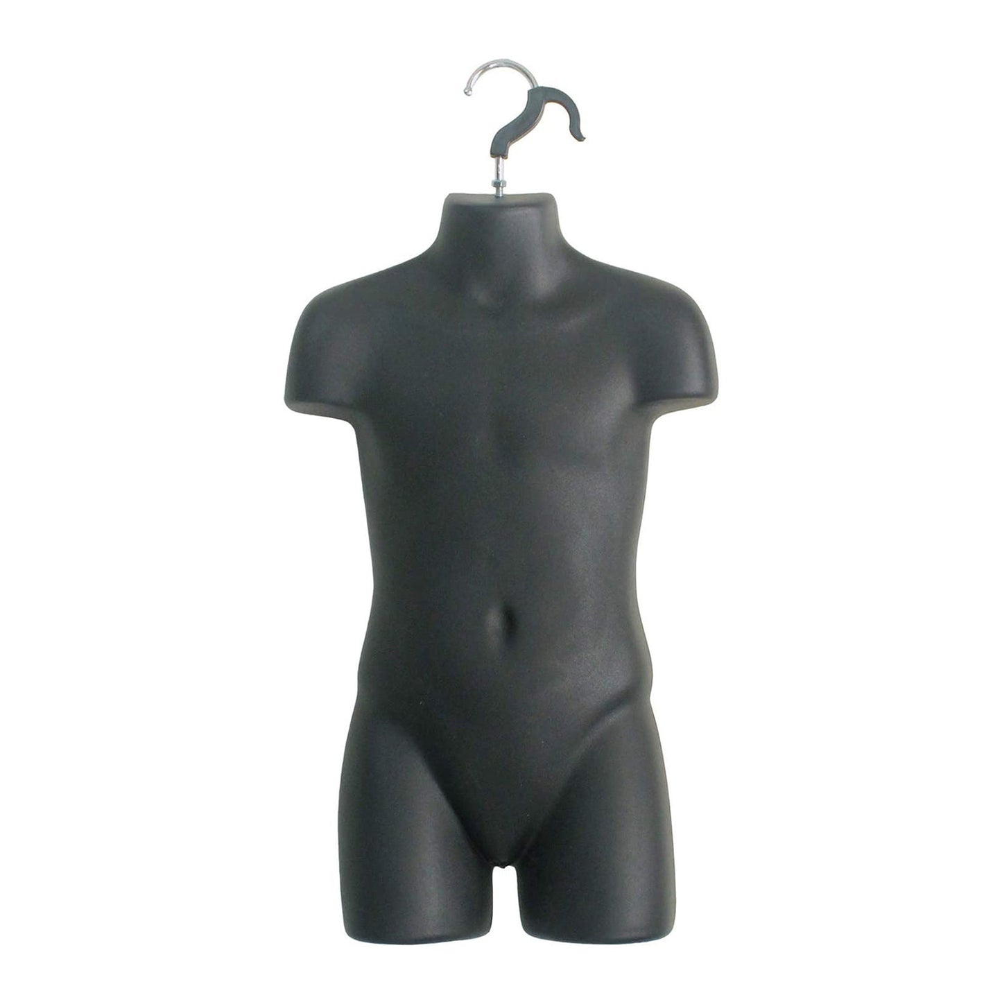 Black Child + Flesh Child Hollow Back Mannequin Torso Set & Hanging Hook