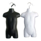 Black Toddler + White Toddler Hollow Back Mannequin Torso Set & Hanging Hook