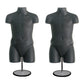 Child Mannequin Torso, Dress Form Hollow Back Body, with Metal Stand for Table Top or Hanging for Size 5T-7