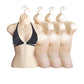 Flesh Female Hollow Back Mannequin Torso Set & Hanging Hook, S-M Sizes