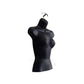 DisplayTown Mannequin Form Black Female Torso (Hard Plastic/Waist Long) with Hook for Hanging