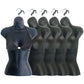 DisplayTown Mannequin Form Black Female Torso (Hard Plastic/Waist Long) with Hook for Hanging