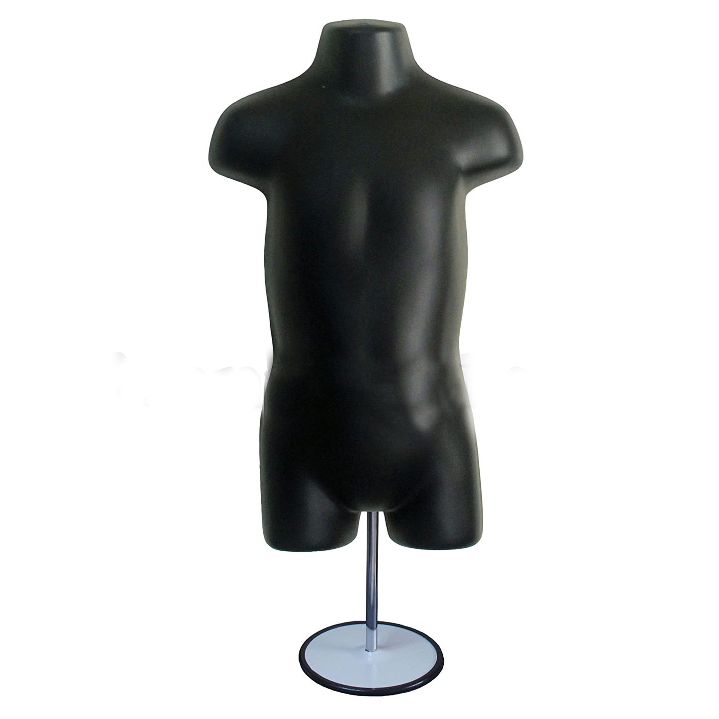 3 Black White Flesh Toddler Mannequin Forms With Metal Base 18 Mo - 4T Clothing