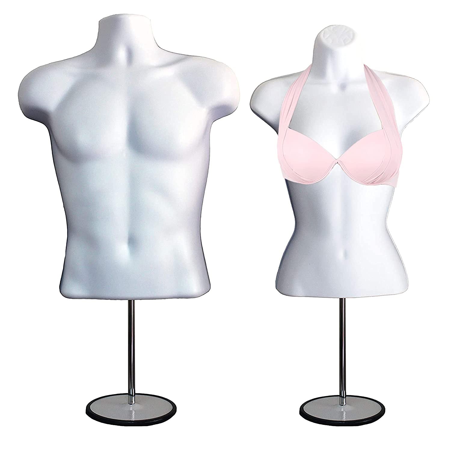 Female Torso Mannequin with Hanging Hook – Saga Display